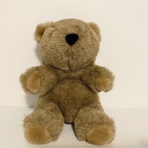 Gund Brown Teddy Bear Plush Small Stuffed Toy Animal 7” Lovey Vintage 1982